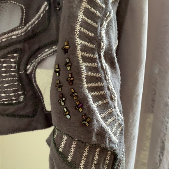 BKE BUCKLE Beaded Embroidered Cardigan - Picture 8 of 11